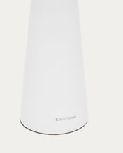 Load image into Gallery viewer, Arenys small outdoor metal table lamp in a white painted finish - image 7