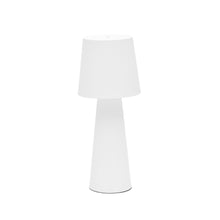 Load image into Gallery viewer, Arenys large outdoor metal table lamp in a white painted finish