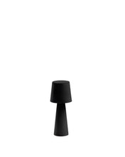Load image into Gallery viewer, Arenys small outdoor metal table lamp in a black painted finish - image 2