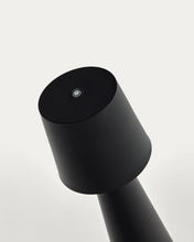 Load image into Gallery viewer, Arenys small outdoor metal table lamp in a black painted finish - image 6