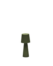 Load image into Gallery viewer, Arenys small outdoor metal table lamp in a green painted finish - image 2