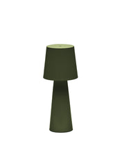 Load image into Gallery viewer, Arenys large outdoor metal table lamp in a green painted finish - image 2
