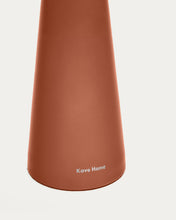 Load image into Gallery viewer, Arenys small outdoor metal table lamp in a terracotta painted finish - image 7