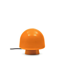 Load image into Gallery viewer, Reig orange glass table lamp UK adapter
