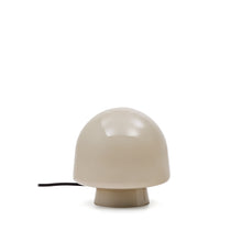 Load image into Gallery viewer, Reig grey glass table lamp UK adapter