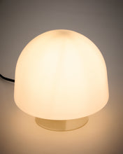 Load image into Gallery viewer, Reig grey glass table lamp UK adapter - image 5