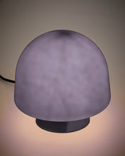 Load image into Gallery viewer, Reig blue glass table lamp UK adapter - image 3