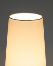 Load image into Gallery viewer, Amire table lamp made of wood in a dark finish UK adapter - image 3