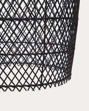 Load image into Gallery viewer, Domitila rattan ceiling lamp shade with black painted finish, Ø 44 cm - image 5
