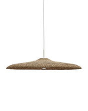 Load image into Gallery viewer, Cruilles natural fiber ceiling lamp shade in a natural finish, Ø 100 cm - image 2