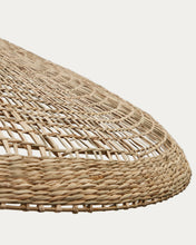 Load image into Gallery viewer, Cruilles natural fiber ceiling lamp shade in a natural finish, Ø 100 cm - image 5