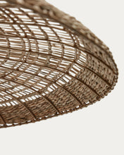 Load image into Gallery viewer, Cruilles natural fiber ceiling lamp shade in a natural finish, Ø 100 cm - image 7