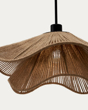 Load image into Gallery viewer, Pontos ceiling lamp shade in jute with a natural finish, Ø 50 cm - image 4