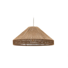 Load image into Gallery viewer, Pontos ceiling lamp shade in jute with a natural finish, Ø 45 cm