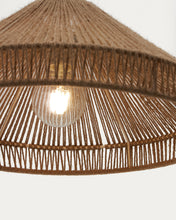 Load image into Gallery viewer, Pontos ceiling lamp shade in jute with a natural finish, Ø 45 cm - image 5