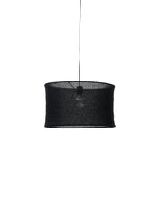 Load image into Gallery viewer, Mariela linen ceiling lamp shade in a black finish Ø 50 x 30 cm - image 2