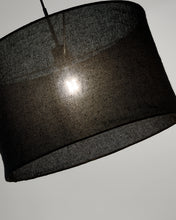 Load image into Gallery viewer, Mariela linen ceiling lamp shade in a black finish Ø 50 x 30 cm - image 5