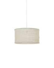 Load image into Gallery viewer, Mariela linen ceiling lamp shade in a beige finish Ø 50 x 30 cm - image 2