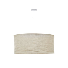 Load image into Gallery viewer, Mariela linen ceiling lamp shade in a beige finish Ø 80 x 40 cm
