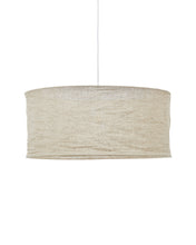 Load image into Gallery viewer, Mariela linen ceiling lamp shade in a beige finish Ø 80 x 40 cm - image 2