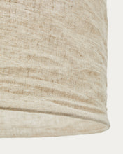 Load image into Gallery viewer, Mariela linen ceiling lamp shade in a beige finish Ø 80 x 40 cm - image 4