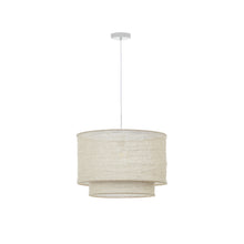 Load image into Gallery viewer, Mariela linen ceiling lamp shade in a beige finish Ø 40 x 34 cm
