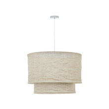 Load image into Gallery viewer, Mariela linen ceiling lamp shade in a beige finish Ø 60 x 40 cm