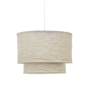 Load image into Gallery viewer, Mariela linen ceiling lamp shade in a beige finish Ø 60 x 40 cm - image 2