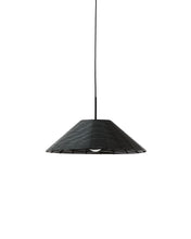 Load image into Gallery viewer, Saranella lampshade for outdoor ceiling lamp in black synthetic rattan Ø 50cm - image 2