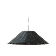Load image into Gallery viewer, Saranella lampshade for outdoor ceiling lamp in black synthetic rattan Ø 70cm