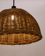 Load image into Gallery viewer, Jornets rattan ceiling lamp shade in a natural finish Ø 50 cm - image 4