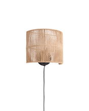 Load image into Gallery viewer, Canar wall light made of jute with a natural finish - image 2