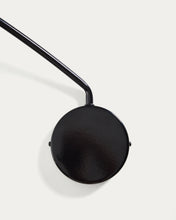 Load image into Gallery viewer, Kally wall lamp in a black painted finish UK adapter - image 7