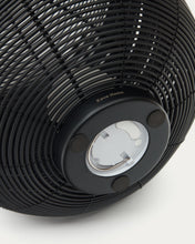Load image into Gallery viewer, Saranella portable table lamp in black polyrattan - image 7