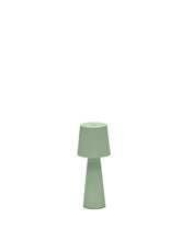 Load image into Gallery viewer, Arenys small outdoor metal table lamp in a turquoise painted finish - image 2