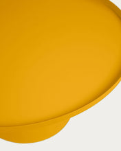 Load image into Gallery viewer, Fleksa round coffee table in mustard metal, Ø 72 cm - image 6
