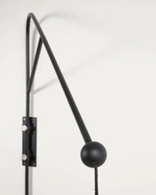 Load image into Gallery viewer, Eleazar wall light in metal with black painted finish - image 4
