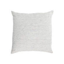 Load image into Gallery viewer, Marena 100% linen cushion cover with black stripes 45 x 45 cm