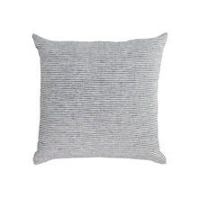 Load image into Gallery viewer, Marena 100% linen cushion cover with black and white stripes 45 x 45 cm