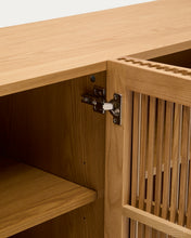 Load image into Gallery viewer, Beyla 4-door sideboard in solid ash wood and ash veneer 180 x 71.5 cm FSC 100% - image 8