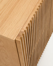 Load image into Gallery viewer, Beyla 4-door sideboard in solid ash wood and ash veneer 180 x 71.5 cm FSC 100% - image 9