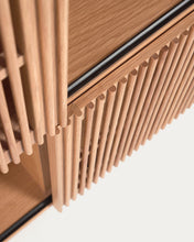 Load image into Gallery viewer, Beyla shelf unit in solid ash wood and ash veneer 84.5 x 170 cm FSC 100% - image 5