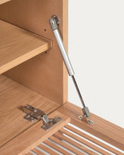 Load image into Gallery viewer, Beyla 2-door TV stand in solid ash wood and ash veneer 180 x 49.5 cm FSC 100% - image 6