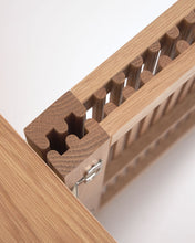 Load image into Gallery viewer, Beyla 2-door shoe rack in solid ash wood and ash veneer 98.5 cm FSC 100% - image 8