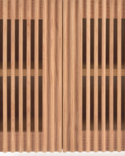 Load image into Gallery viewer, Beyla 2-door shoe rack in solid ash wood and ash veneer 98.5 cm FSC 100% - image 13