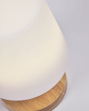 Load image into Gallery viewer, Ambar table lamp in polythylene and wood - image 5