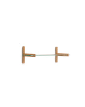 Load image into Gallery viewer, Sitra modular shelf, 1 glass shelf and FSC Mix Credit solid oak wood, 90 cm