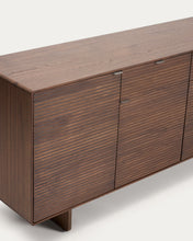 Load image into Gallery viewer, Norlen sideboard with 4 doors and 2 drawers in walnut veneer FSC Mix Credit 194,5 x 78cm - image 11
