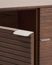 Load image into Gallery viewer, Norlen sideboard with 4 doors and 2 drawers in walnut veneer FSC Mix Credit 194,5 x 78cm - image 13