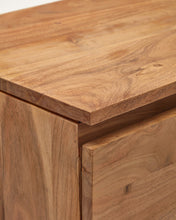 Load image into Gallery viewer, Uxue 3-door sideboard in solid acacia wood with bleached finish 150 x 88cm - image 8